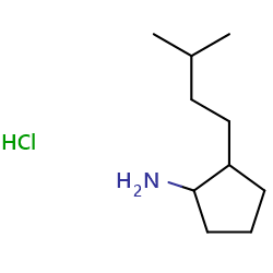 2-(3-methylbutyl)cyclopentan-1-aminehydrochloride图片