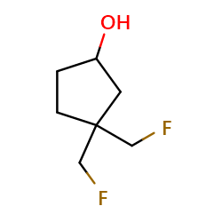 3,3-bis(fluoromethyl)cyclopentan-1-ol图片