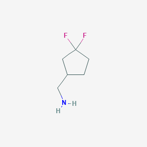 (3,3-difluorocyclopentyl)methanamine图片
