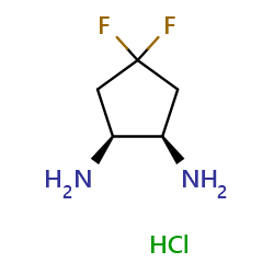 cis-4,4-difluorocyclopentane-1,2-diaminehydrochloride(x)图片