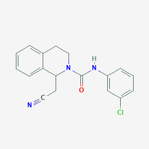 N-(3-chlorophenyl)-1-(cyanomethyl)-3,4-dihydro-2(1H)-isoquinolinecarboxamideͼƬ