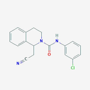 N-(3-chlorophenyl)-1-(cyanomethyl)-3,4-dihydro-2(1H)-isoquinolinecarboxamide图片