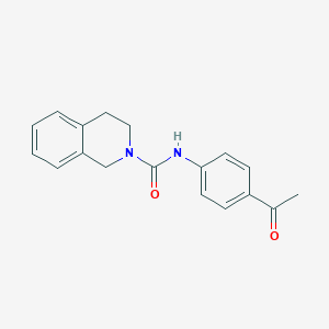 N-(4-Acetylphenyl)-1,2,3,4-tetrahydroisoquinoline-2-carboxamide图片