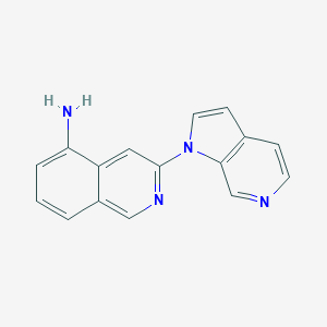 3-(吡咯并[2,3-c]吡啶-1-基)-5-氨基异喹啉图片