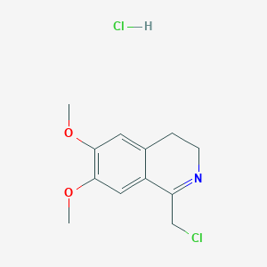 1-(chloromethyl)-6,7-dimethoxy-3,4-dihydroisoquinoline hydrochloride图片