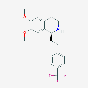 (S)-6,7-Dimethoxy-1-(4-(trifluoromethyl)phenethyl)-1,2,3,4-tetrahydroisoquinoline图片