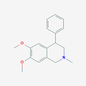6,7-Dimethoxy-2-methyl-4-phenyl-1,2,3,4-tetrahydroisoquinoline图片