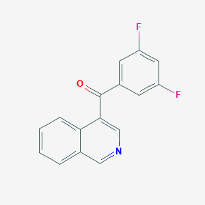 4-(3,5-Difluorobenzoyl)isoquinoline图片