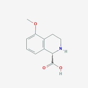 (1S)-5-methoxy-1,2,3,4-tetrahydroisoquinoline-1-carboxylic acid图片