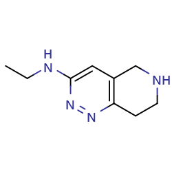 N-ethyl-5H,6H,7H,8H-pyrido[4,3-c]pyridazin-3-amine图片
