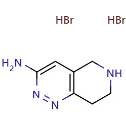5H,6H,7H,8H-pyrido[4,3-c]pyridazin-3-aminedihydrobromide图片