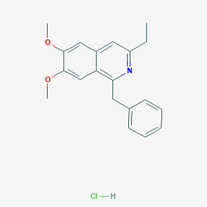 1-benzyl-3-ethyl-6,7-dimethoxyisoquinoline hydrochloride图片