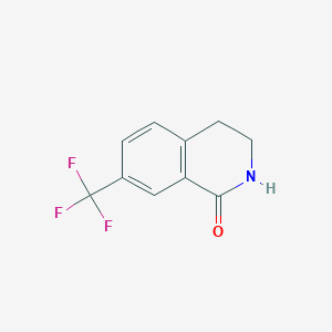 7-(trifluoromethyl)-1,2,3,4-tetrahydroisoquinolin-1-one图片