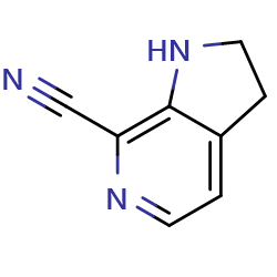 1H,2H,3H-pyrrolo[2,3-c]pyridine-7-carbonitrile图片