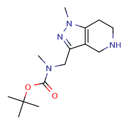 tert-butylN-methyl-N-({1-methyl-1H,4H,5H,6H,7H-pyrazolo[4,3-c]pyridin-3-yl}methyl)carbamate图片