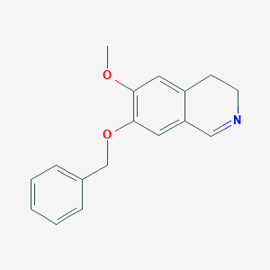 7-(Benzyloxy)-6-methoxy-3,4-dihydroisoquinoline图片