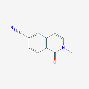 1,2-Dihydro-2-methyl-1-oxoisoquinoline-6-carbonitrile图片