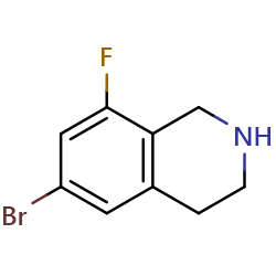 6-bromo-8-fluoro-1,2,3,4-tetrahydroisoquinoline图片