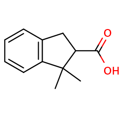 1,1-dimethyl-2,3-dihydro-1H-indene-2-carboxylicacid图片