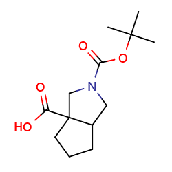 2-[(tert-butoxy)carbonyl]-octahydrocyclopenta[c]pyrrole-3a-carboxylicacid图片