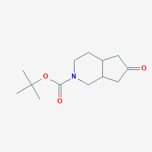 tert-butyl(4aR,7aS)-rel-6-oxo-octahydro-1H-cyclopenta[c]pyridine-2-carboxylate图片