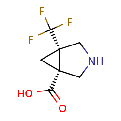 (1R,5S)-5-(trifluoromethyl)-3-azabicyclo[3,1,0]hexane-1-carboxylicacid图片