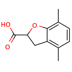 4,7-dimethyl-2,3-dihydro-1-benzofuran-2-carboxylicacid图片