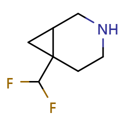 6-(difluoromethyl)-3-azabicyclo[4,1,0]heptane图片
