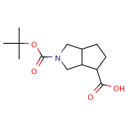 2-[(tert-butoxy)carbonyl]-octahydrocyclopenta[c]pyrrole-4-carboxylicacid图片