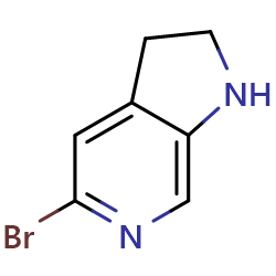 5-bromo-1H,2H,3H-pyrrolo[2,3-c]pyridine图片