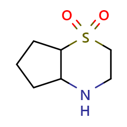 octahydro-1λ?-cyclopenta[b][1,4]thiazine-1,1-dione图片