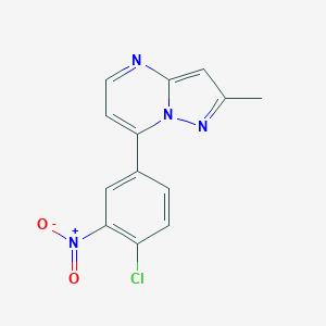 7-(4-Chloro-3-nitrophenyl)-2-methylpyrazolo[1,5-a]pyrimidine图片