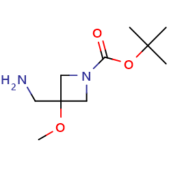1-Boc-3-aminomethyl-3-methoxyazetidine图片