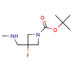 1-Boc-3-(methylaminomethyl)-3-fluoroazetidine图片