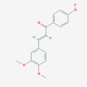 (2E)-3-(3,4-dimethoxyphenyl)-1-(4-hydroxyphenyl)prop-2-en-1-one图片