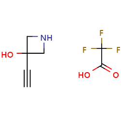 3-Ethynyl-3-hydroxyazetidinetrifluoroacetate图片