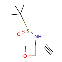 N-(3-ethynyloxetan-3-yl)-2-methylpropane-2-sulfinamide图片