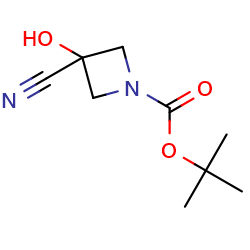 Tert-butyl3-cyano-3-hydroxyazetidine-1-carboxylate图片
