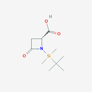 (R)-1-(Tert-Butyldimethylsilyl)-4-oxoazetidine-2-carboxylicacid图片