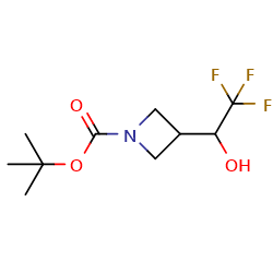 Tert-butyl3-(2,2,2-trifluoro-1-hydroxyethyl)azetidine-1-carboxylate图片