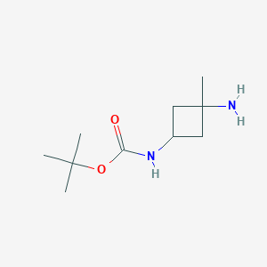 Tert-butyl(cis-3-amino-3-methylcyclobutyl)carbamateͼƬ