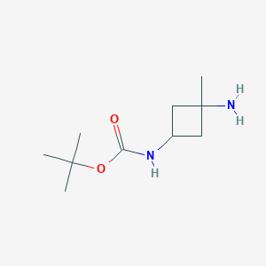Tert-butyl(cis-3-amino-3-methylcyclobutyl)carbamate图片