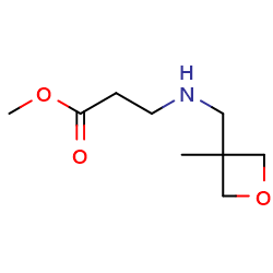 methyl3-{[(3-methyloxetan-3-yl)methyl]amino}propanoate图片