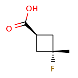 3-Fluoro-3-methylcyclobutanecarboxylicacid图片