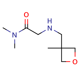 N,N-dimethyl-2-{[(3-methyloxetan-3-yl)methyl]amino}acetamide图片