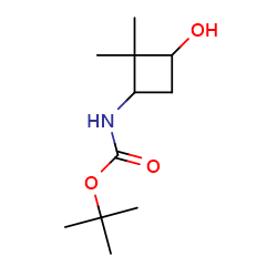 Tert-butylN-(3-hydroxy-2,2-dimethylcyclobutyl)carbamate图片