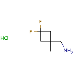 (3,3-Difluoro-1-methylcyclobutyl)methanaminehydrochloride图片