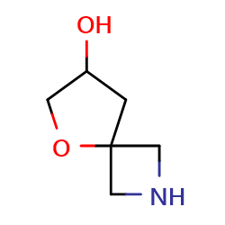 5-Oxa-2-azaspiro[3,4]octan-7-ol图片