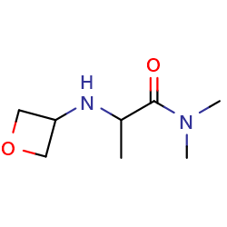 N,N-dimethyl-2-[(oxetan-3-yl)amino]propanamide图片