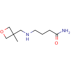 4-{[(3-methyloxetan-3-yl)methyl]amino}butanamide图片